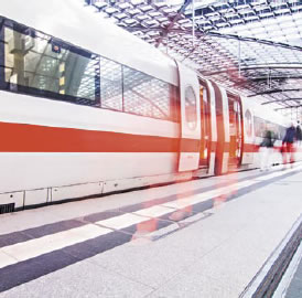 Travelling by train, Quelle: Fotolia