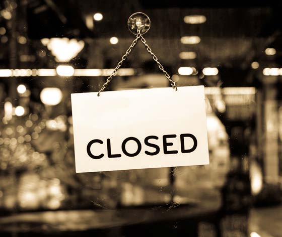 Company shut-down, Quelle: Thinkstock